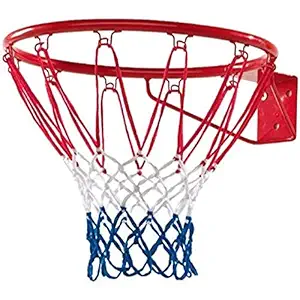 Raisco Professional Basketball Ring with Net (Orange) (for 7 Basketball) 